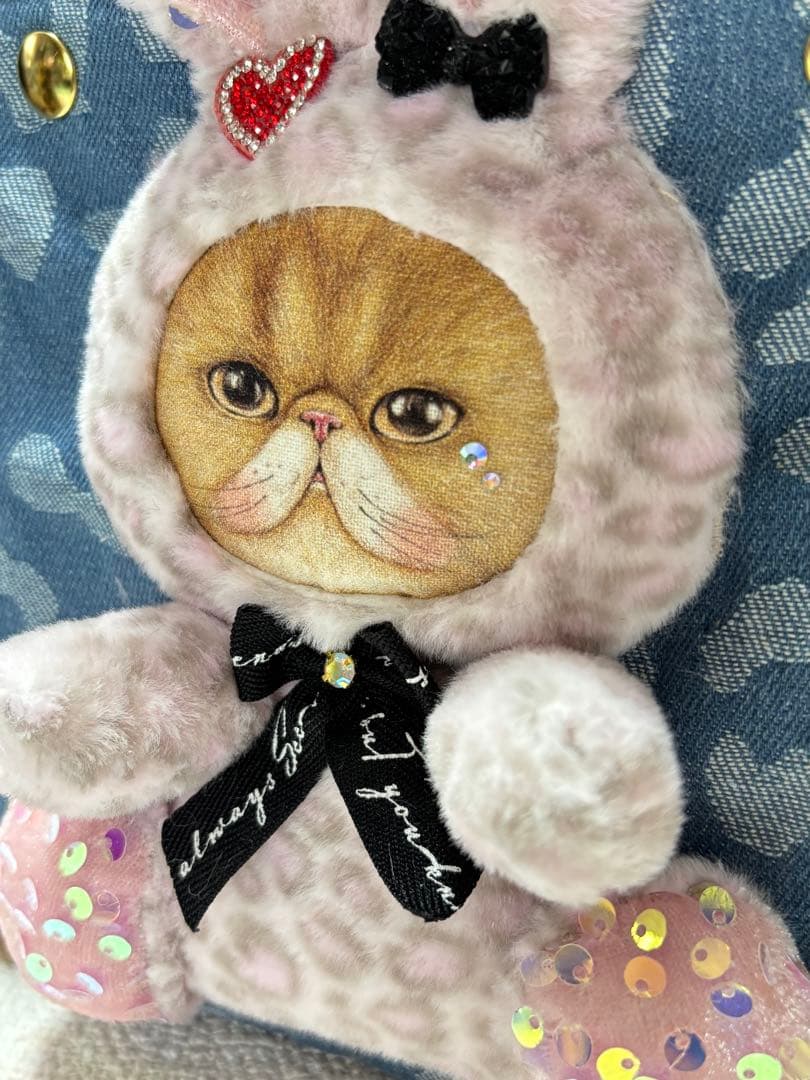 さ*ー様 コヤンイサムチョン　ハンドメイド　ミニファートートバッグ　ヒョウ柄　う