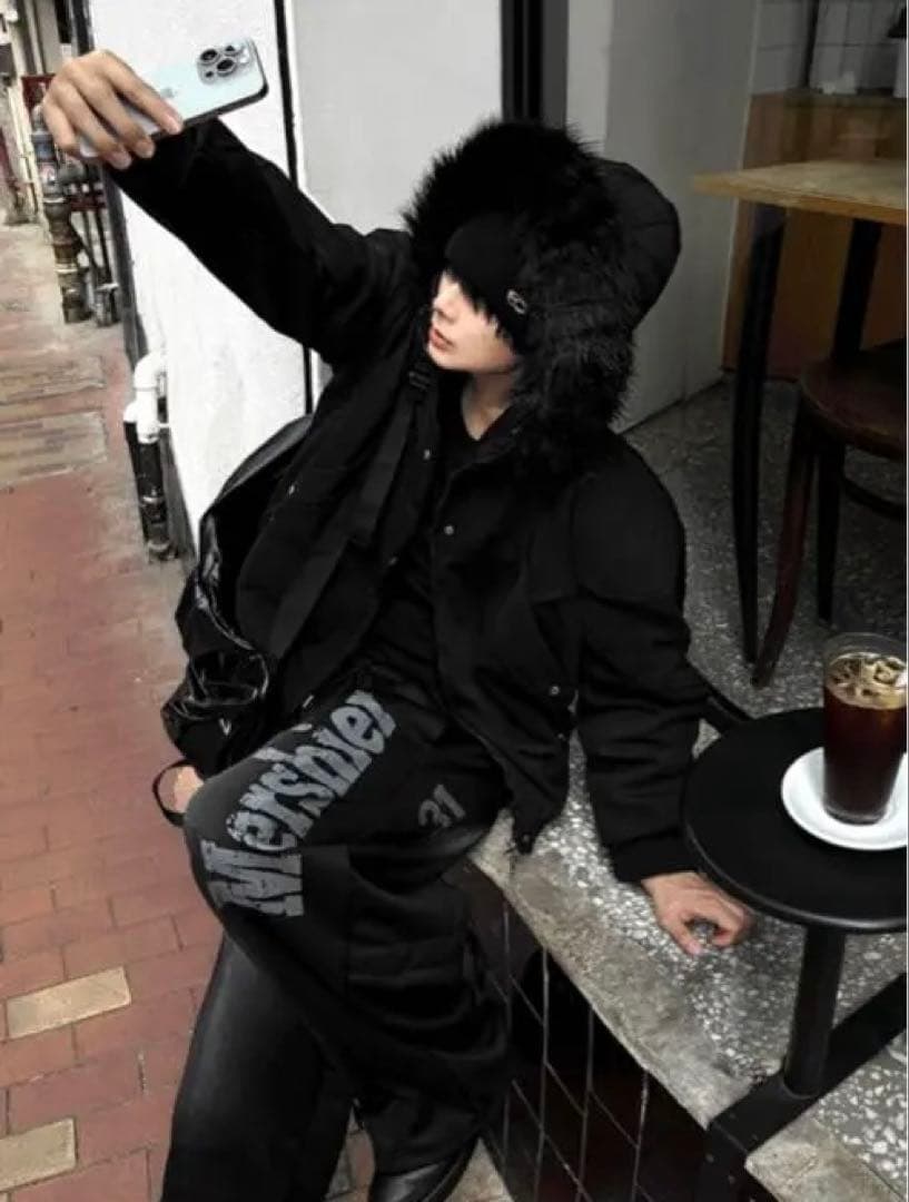 COSYHARU ファージャケット Y2K