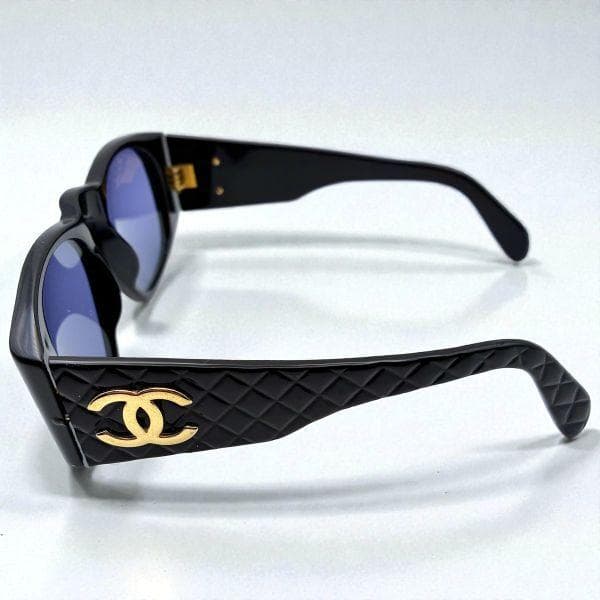 CHANEL シャネル サングラス マトラッセ ラウンド ココマーク ケース付き