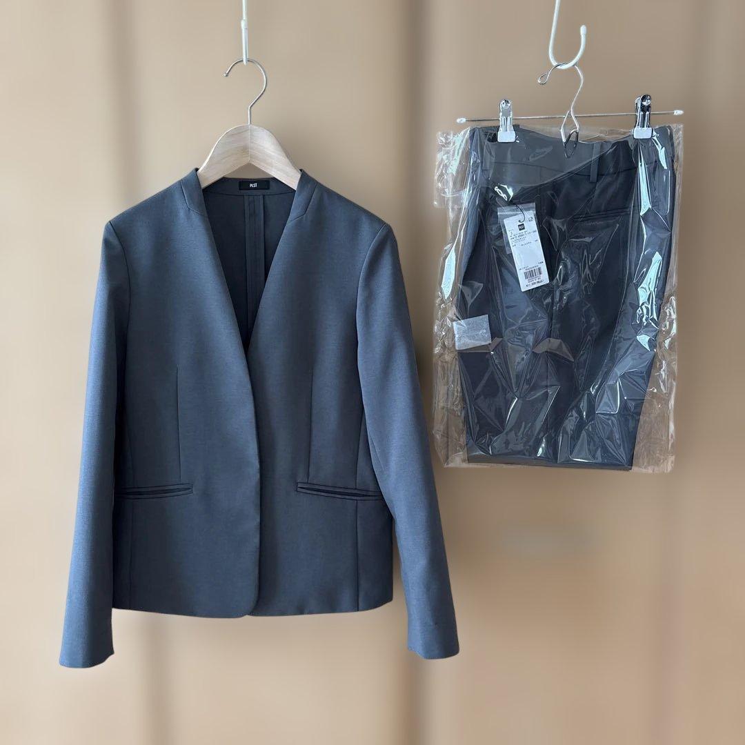 プラステ　【新品】　プレミアムオックス　ジャケット　パンツ　グレー　S