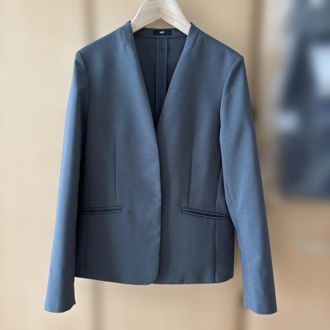 プラステ　【新品】　プレミアムオックス　ジャケット　パンツ　グレー　S