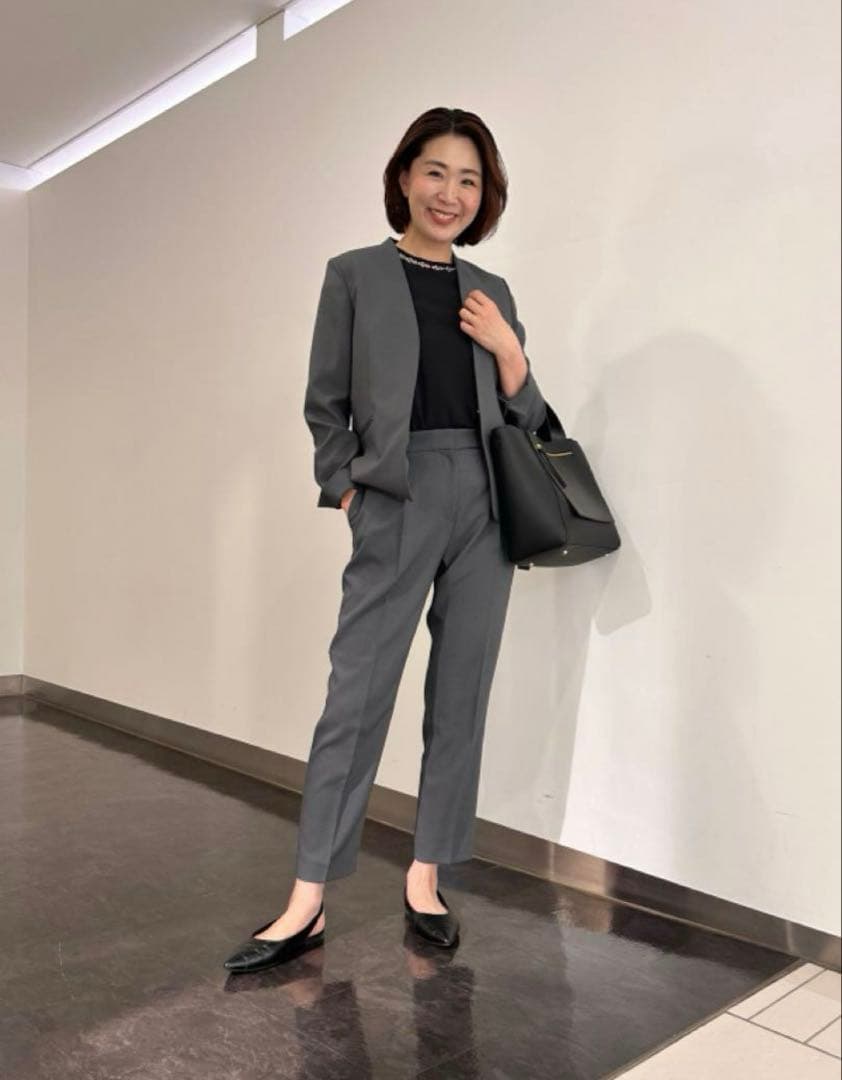 プラステ　【新品】　プレミアムオックス　ジャケット　パンツ　グレー　S