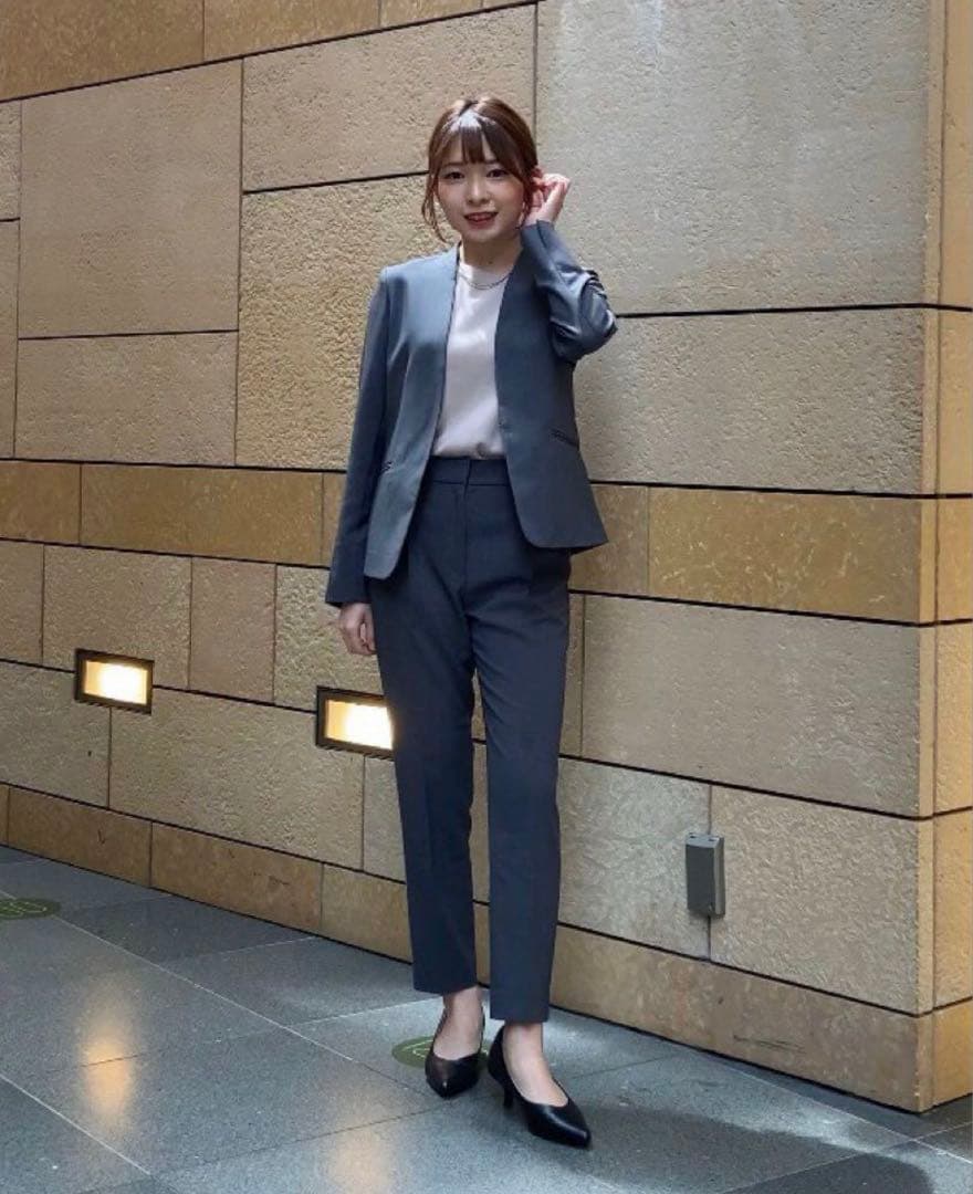 プラステ　【新品】　プレミアムオックス　ジャケット　パンツ　グレー　S