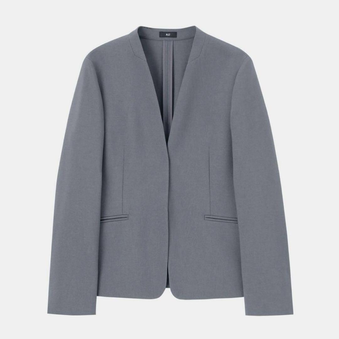 プラステ　【新品】　プレミアムオックス　ジャケット　パンツ　グレー　S