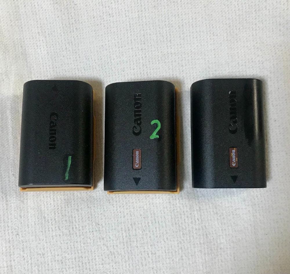 EOS6D MarkⅡ+予備バッテリ－2個付き+液晶部ガラスコーティング