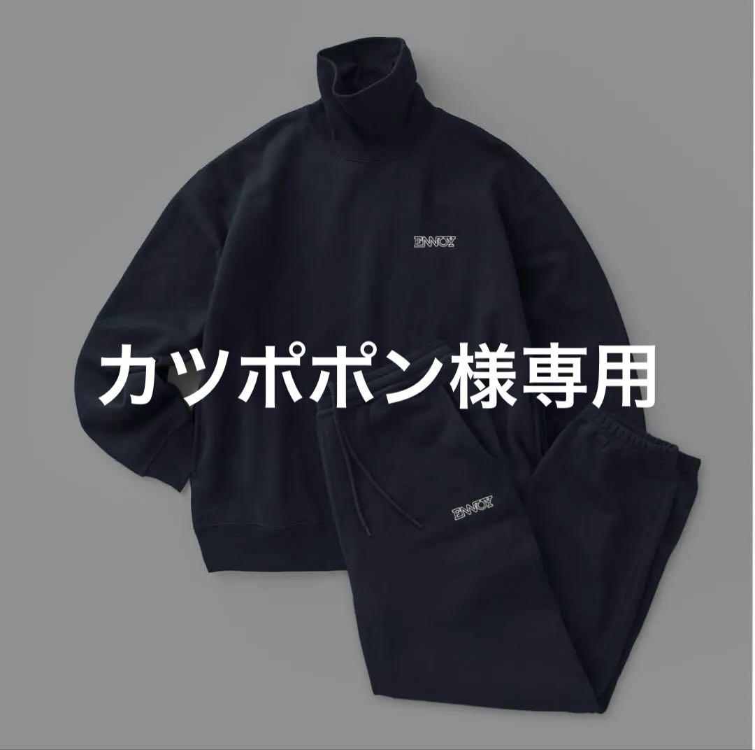 トップス ennoy ELECTRIC LOGO TURTLENECK SWEAT