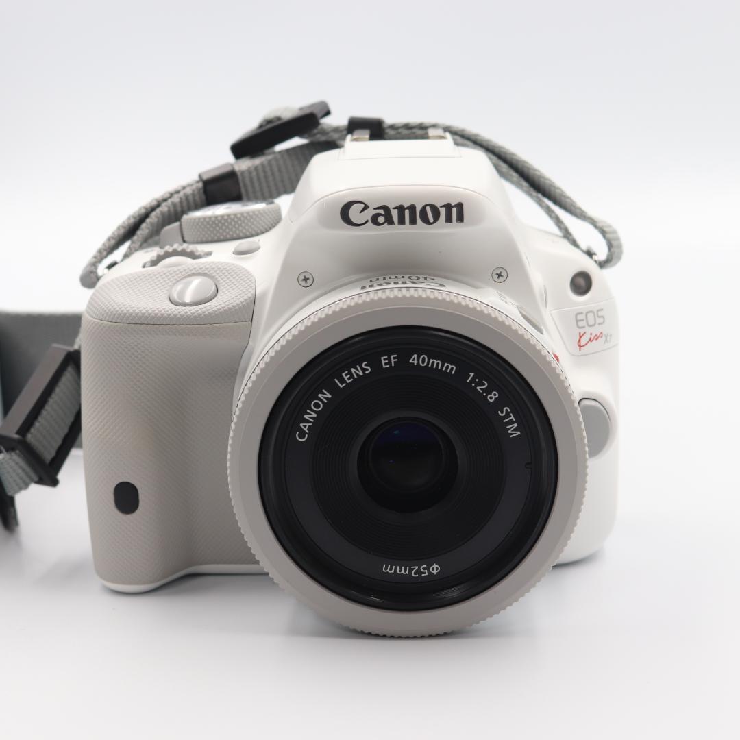 【美品】【希少ホワイト】Canon EOS Kiss X7 ホワイト レンズ2本