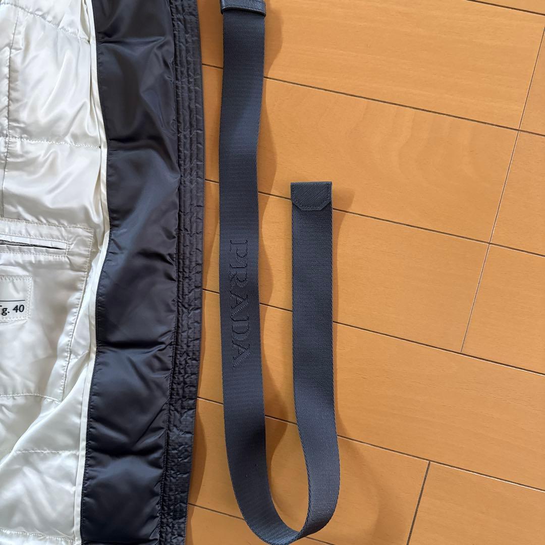 PRADA フード付きダウンジャケット Tg.40