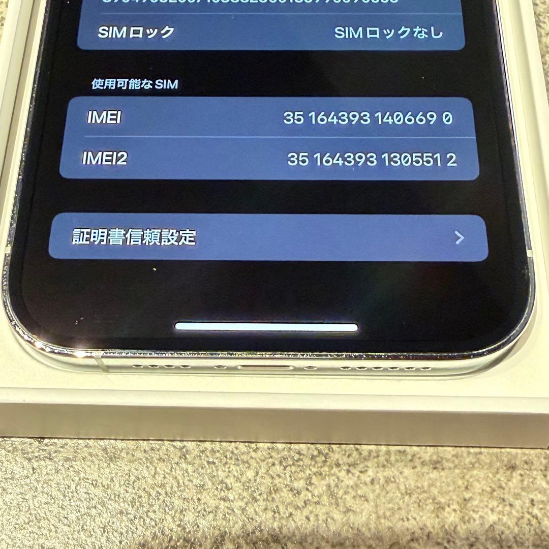 Apple iPhone 14 Pro Max 1TB シルバー　※端子不良