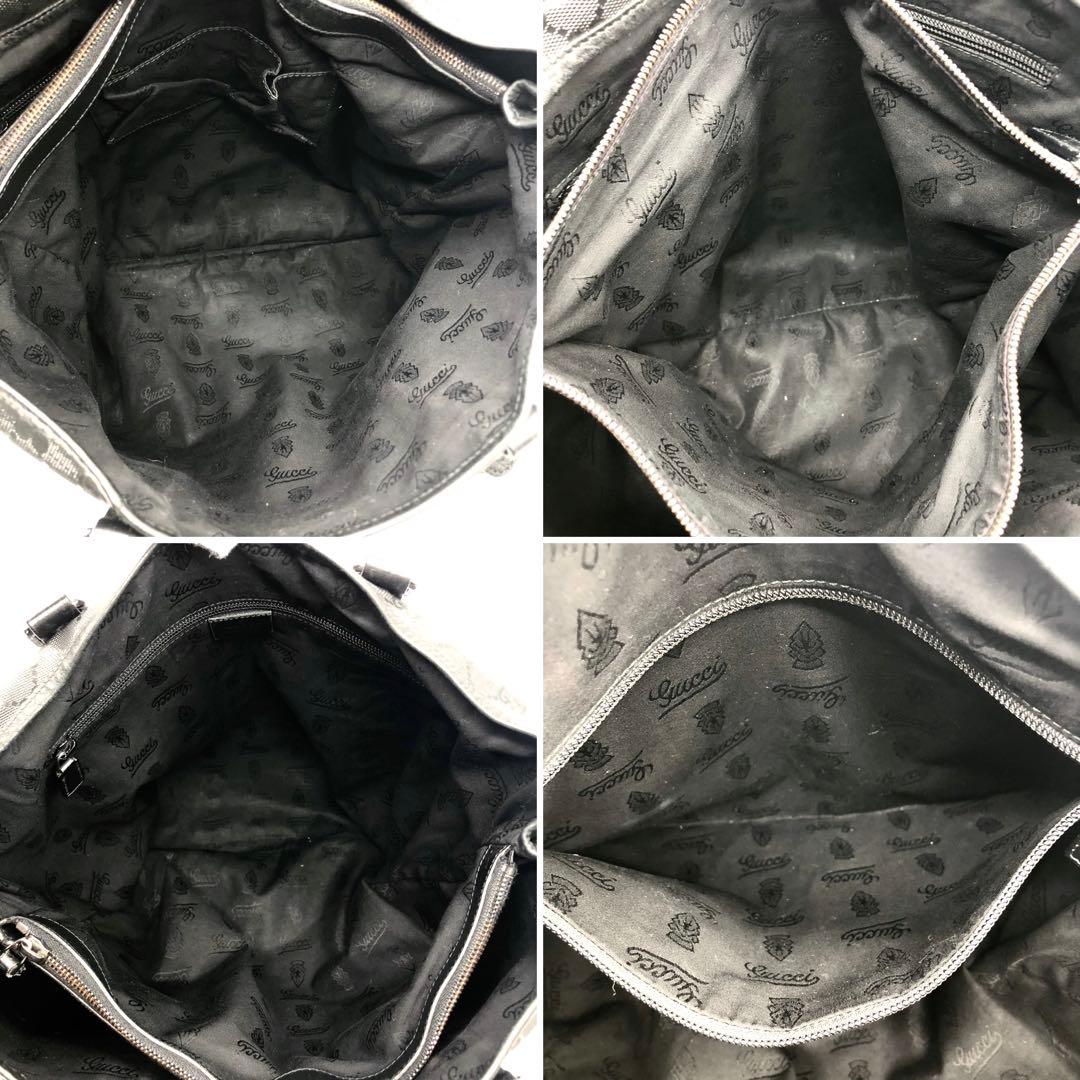 ✨美品✨グッチ トートバック インプリメ GG A4可能 PVC レザー 黒