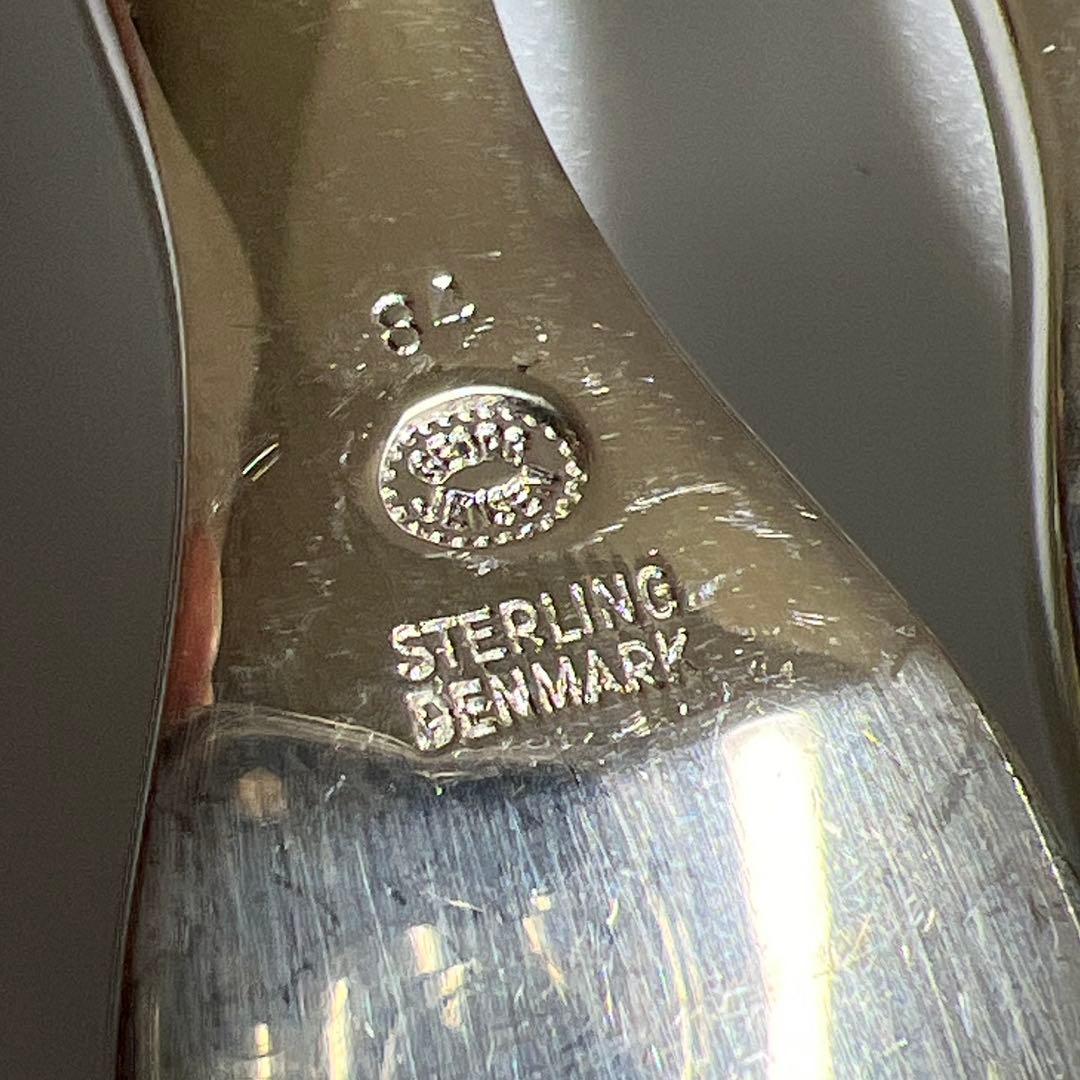 ジョージジェンセン　激レアブロッサムsterling925 デザートフォーク6本