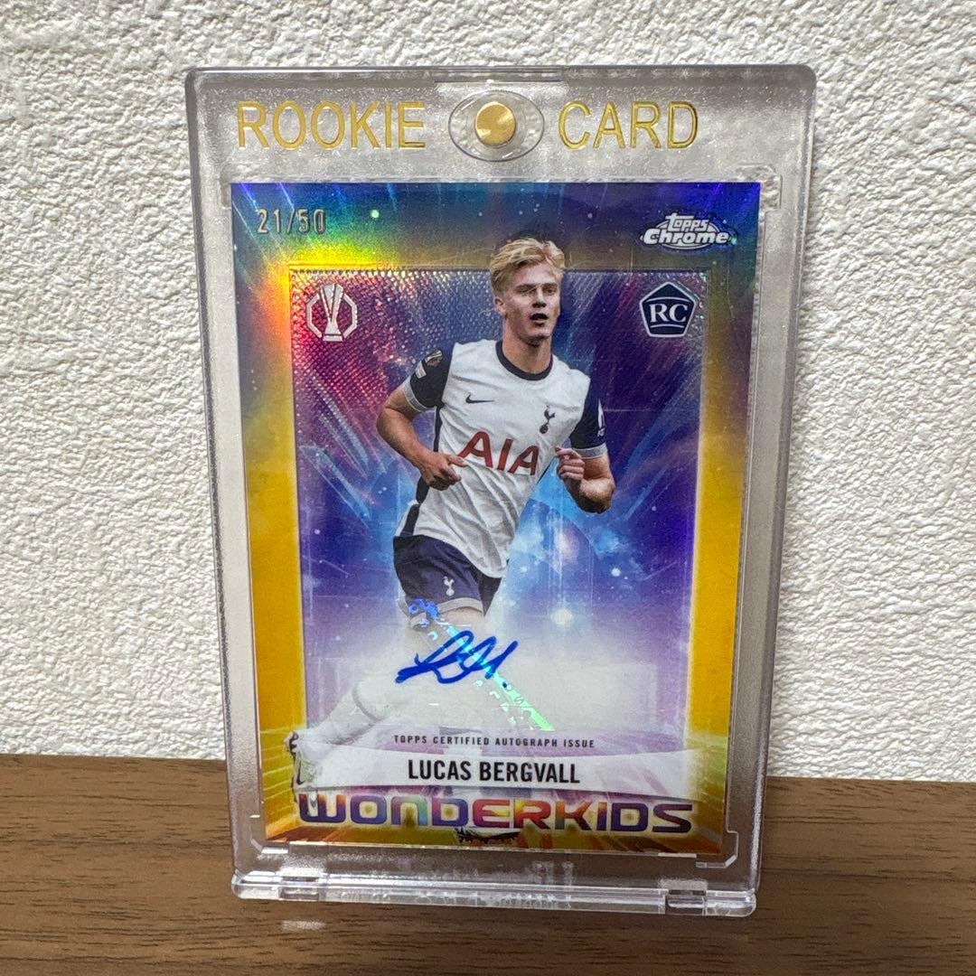 さかつ　lucas bergvall /50 直筆サインカード