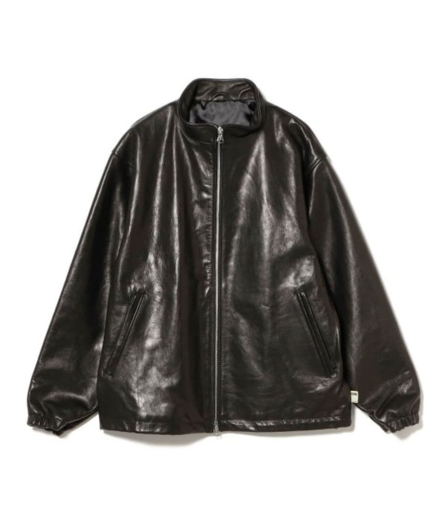 SSZ レザージャケット L 牛革 ダブルジップ ブラック 美品