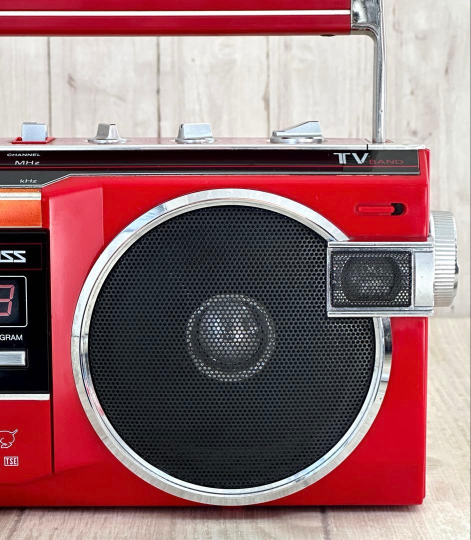 【動作品】ラジカセ SANYO MR-U4SS 当時物ラジオFM/AM