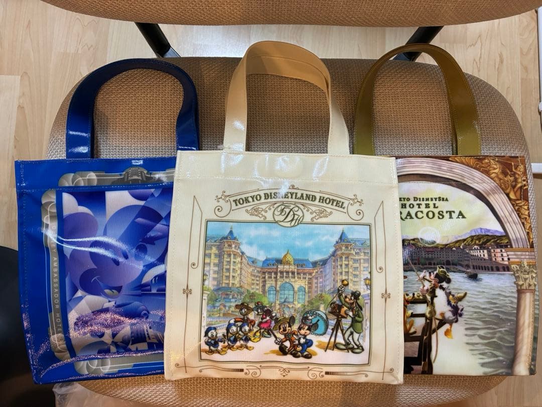 ディズニーホテル　トートバッグ3種類