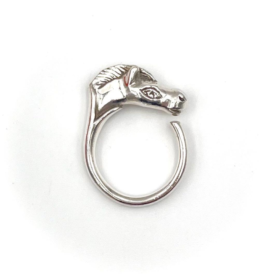 HERMES エルメス ジュバル ホース リング シルバー 指輪