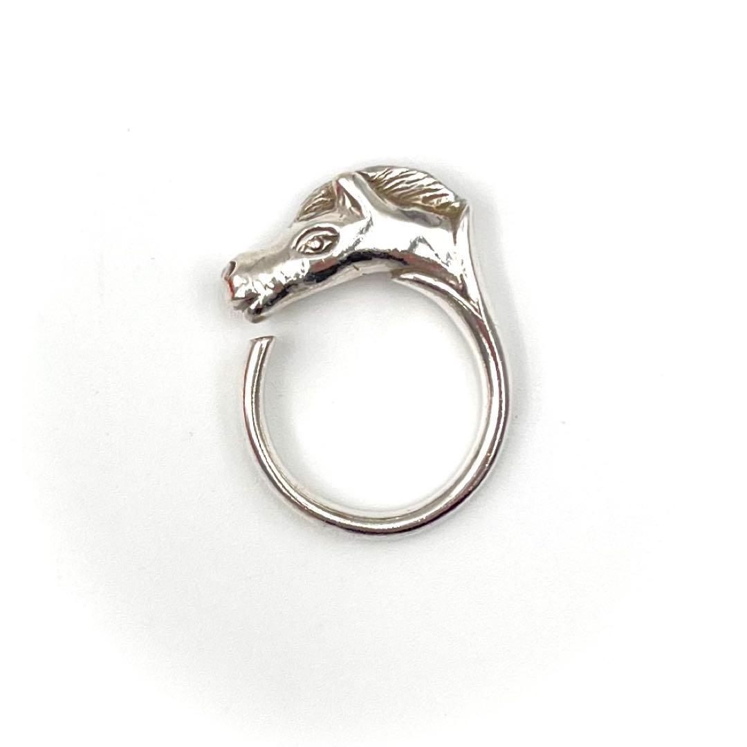 HERMES エルメス ジュバル ホース リング シルバー 指輪