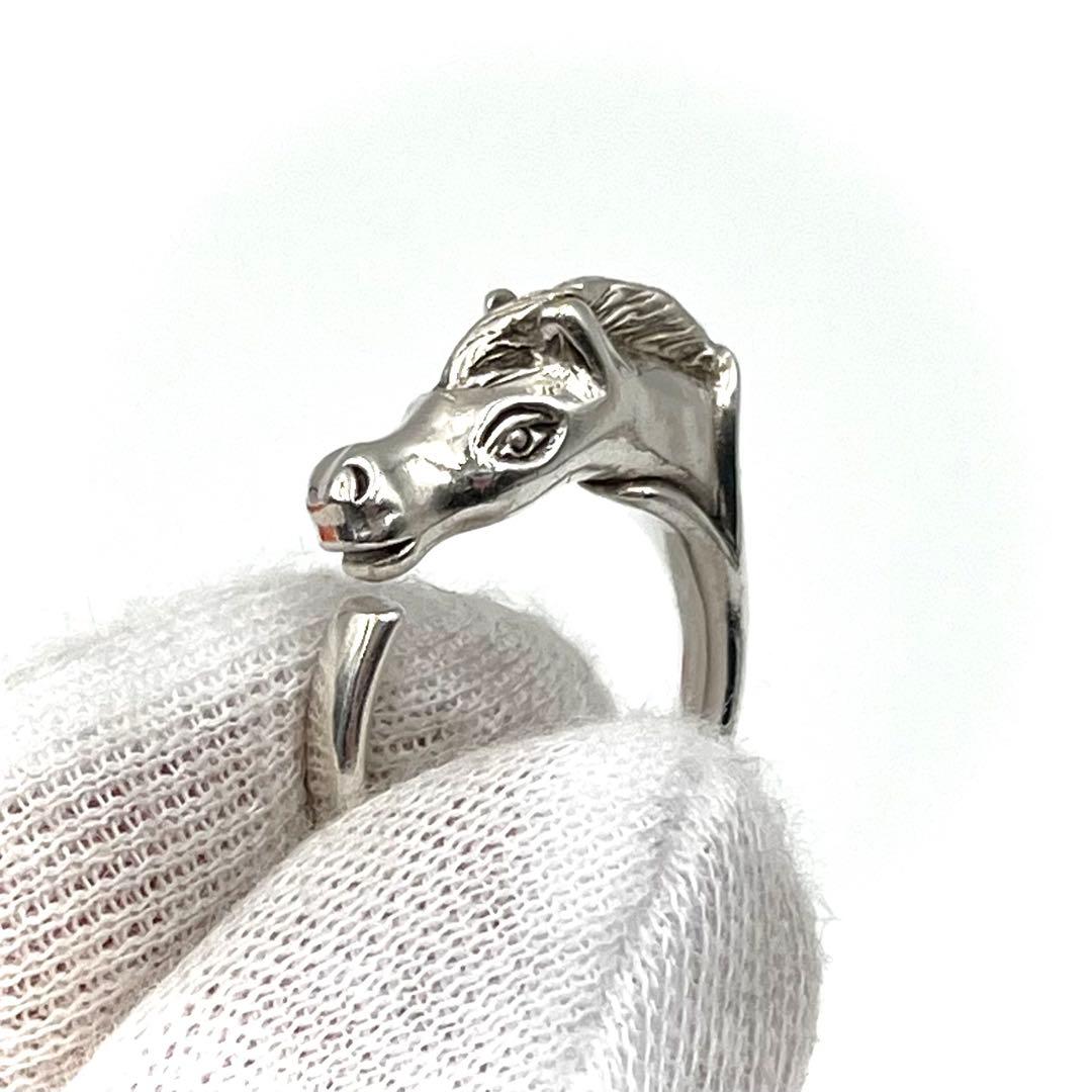 HERMES エルメス ジュバル ホース リング シルバー 指輪