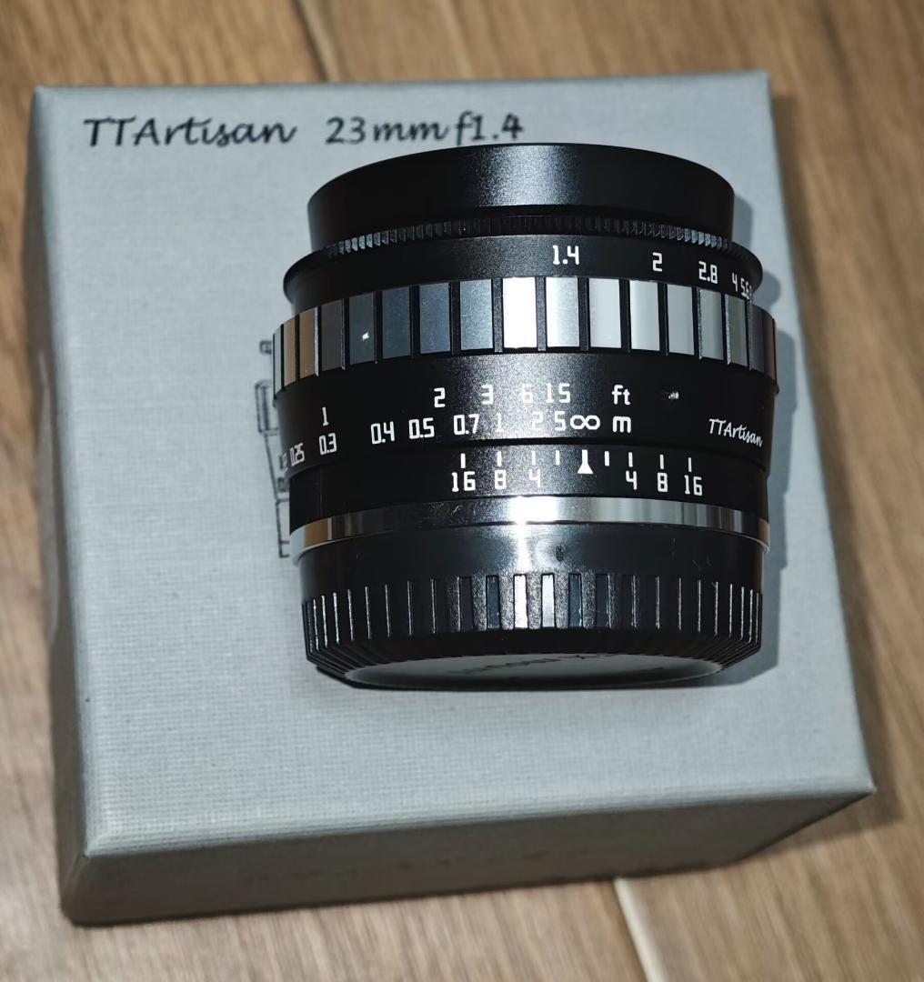 【ほぼ未使用】TTArtisan 23mm F1.4 Xマウント