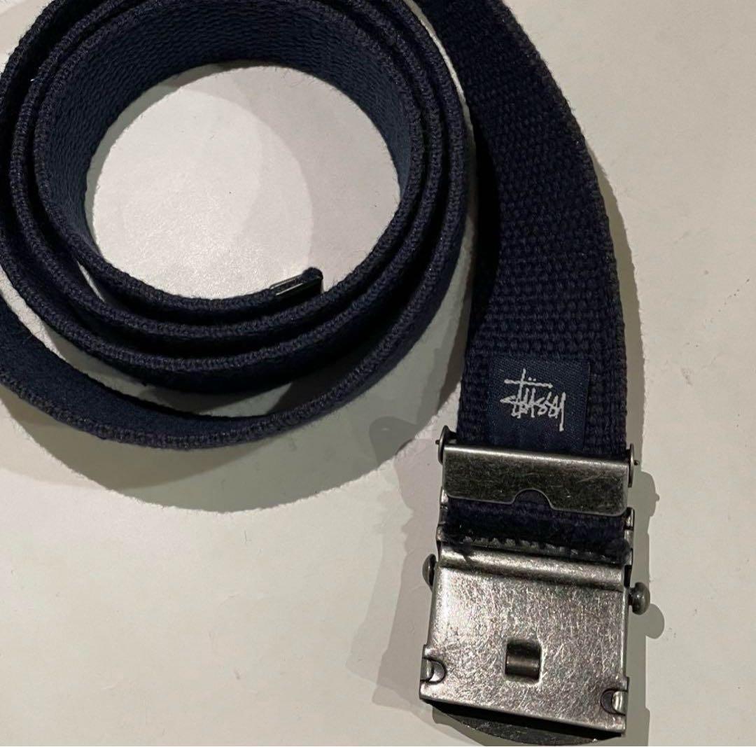 バ*ー様 90s old stussy クラウン ベルト ガチャベルト