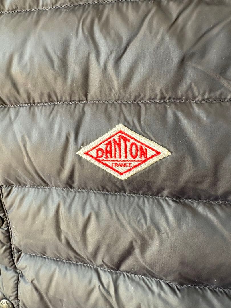DANTON ブラック ダウンジャケット 36