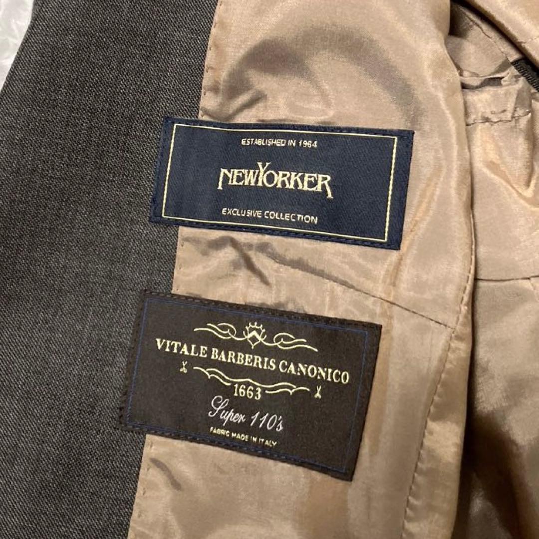 未使用級　ニューヨーカー　カノニコ　セットアップ　パンツスーツ　ノーカラー　11