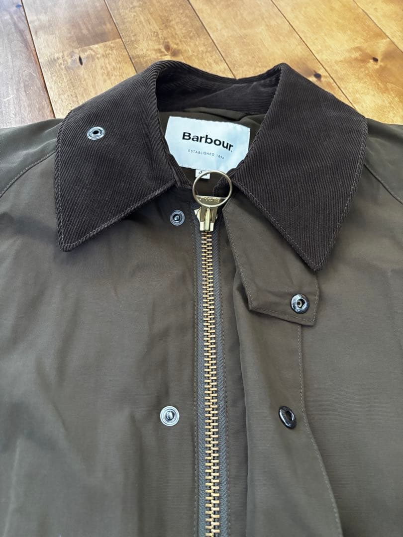 Barbour classicノンワックスBADELEノンオイルドジャケット40