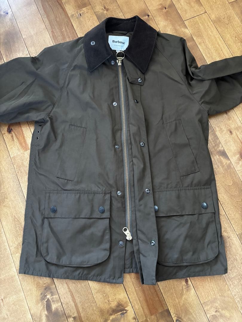 Barbour classicノンワックスBADELEノンオイルドジャケット40
