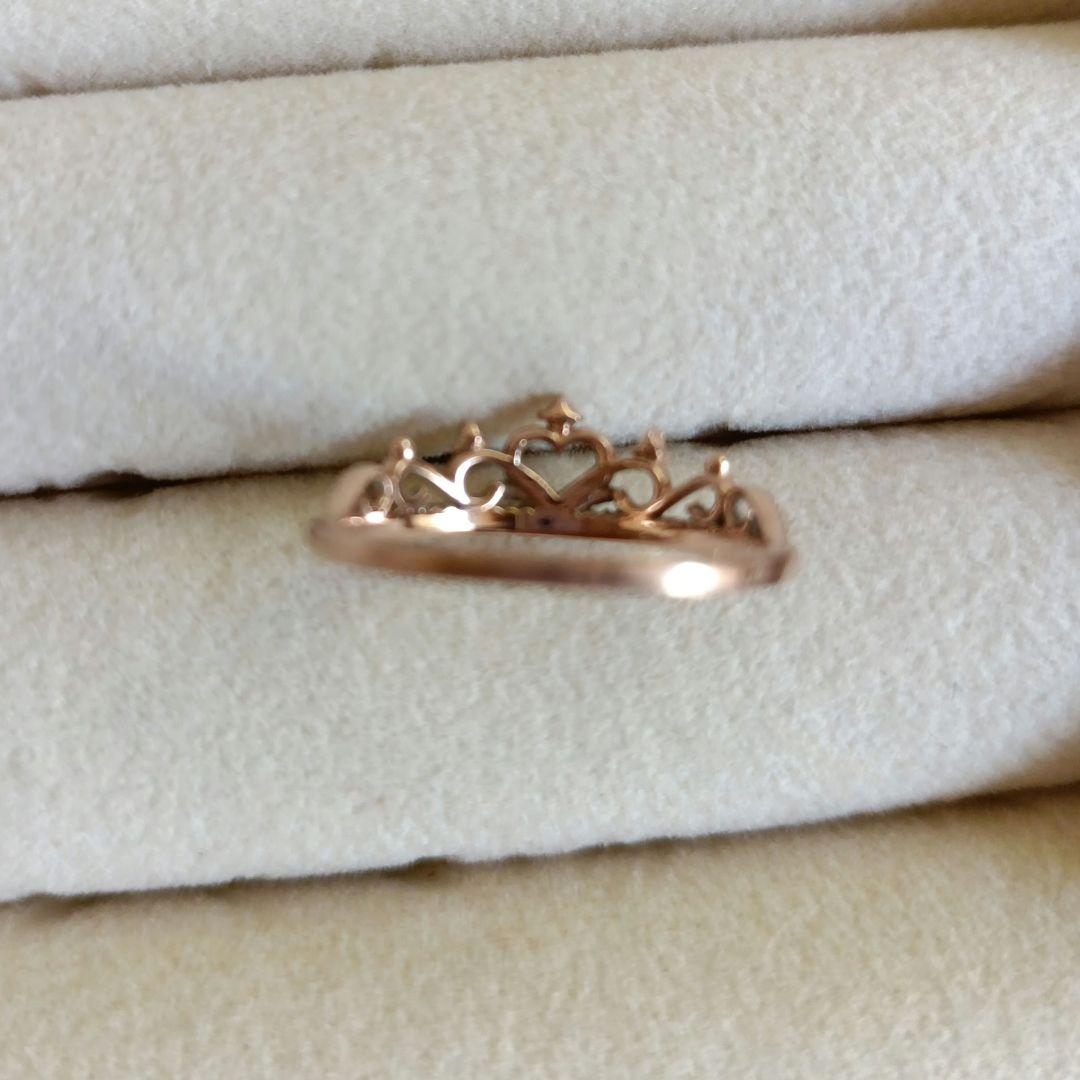 田*恵様 クミキョクジュエリー K10 ピンクゴールド リング 9号　組曲　指輪