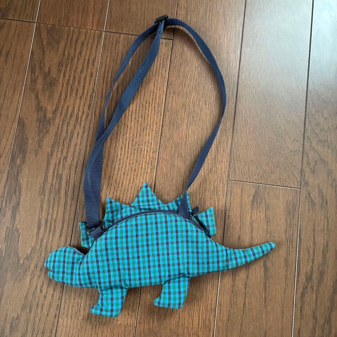 美品！familiar ファミリア 恐竜型 ポシェット 2点セット