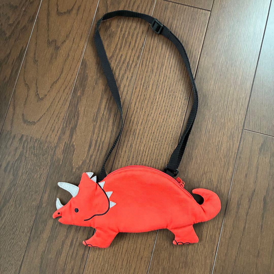美品！familiar ファミリア 恐竜型 ポシェット 2点セット