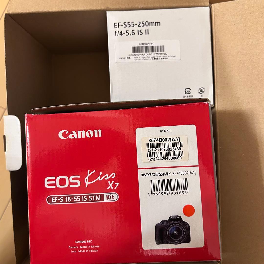 Canon EOS Kiss X7 ダブルズームキット バッグ付