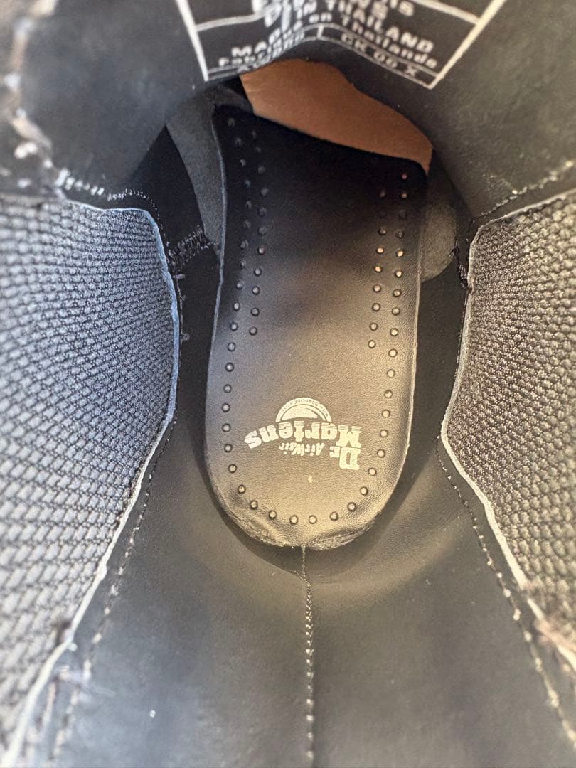 ドクターマーチン 2976 ホワイトステッチ チェルシーブーツ UK6