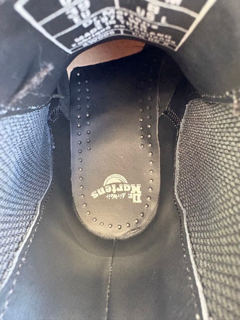 ドクターマーチン 2976 ホワイトステッチ チェルシーブーツ UK6