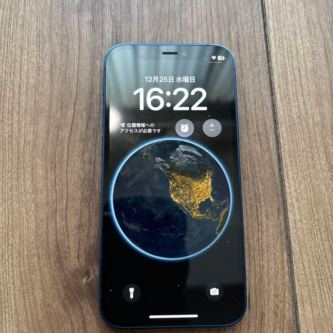 Apple iPhone 12 深い青 本体