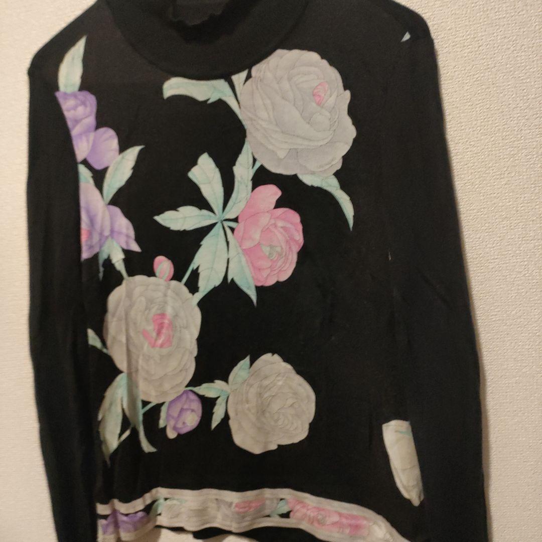 k7 超美品　レオナール　LEONARD　長袖　セーター　　カシミヤ100 38