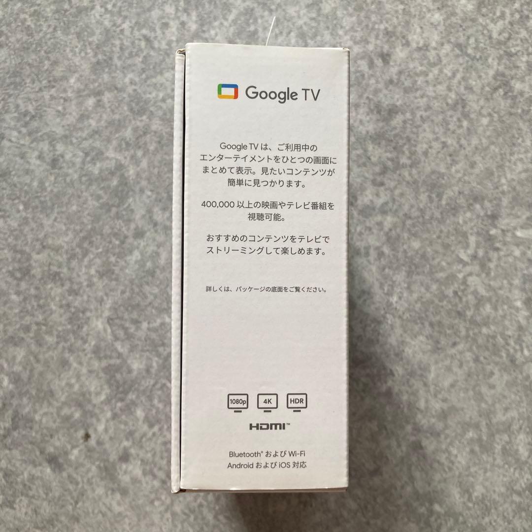 中古 Chromecast with Google TV 4K スノー