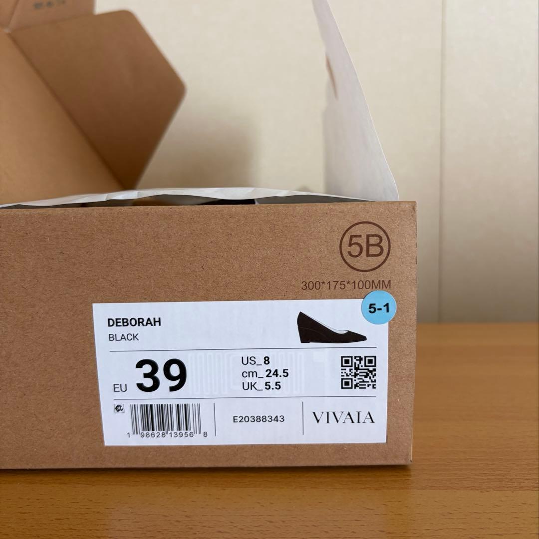 VIVAIA Deborah ウェッジヒール　ポインテッドトゥ 靴　24.5cm