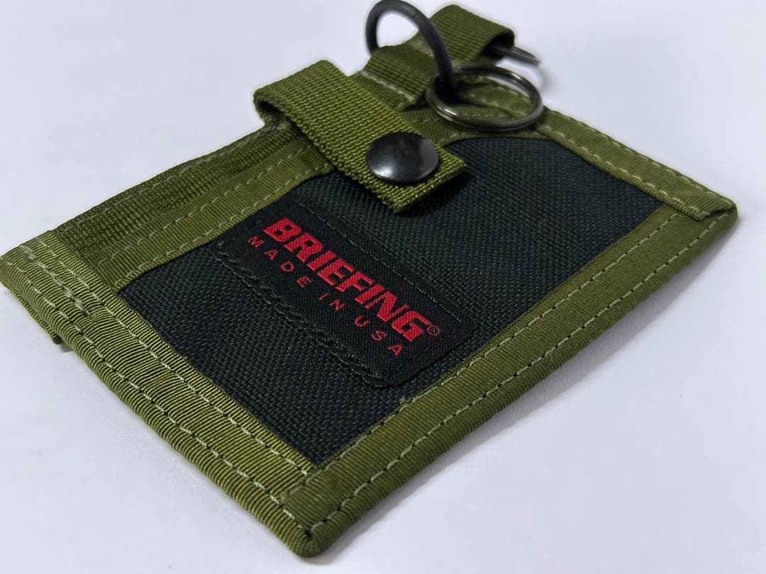 BRIEFING 2nd 別注 キーホルダー ケース 10周年記念限定 オリーブ