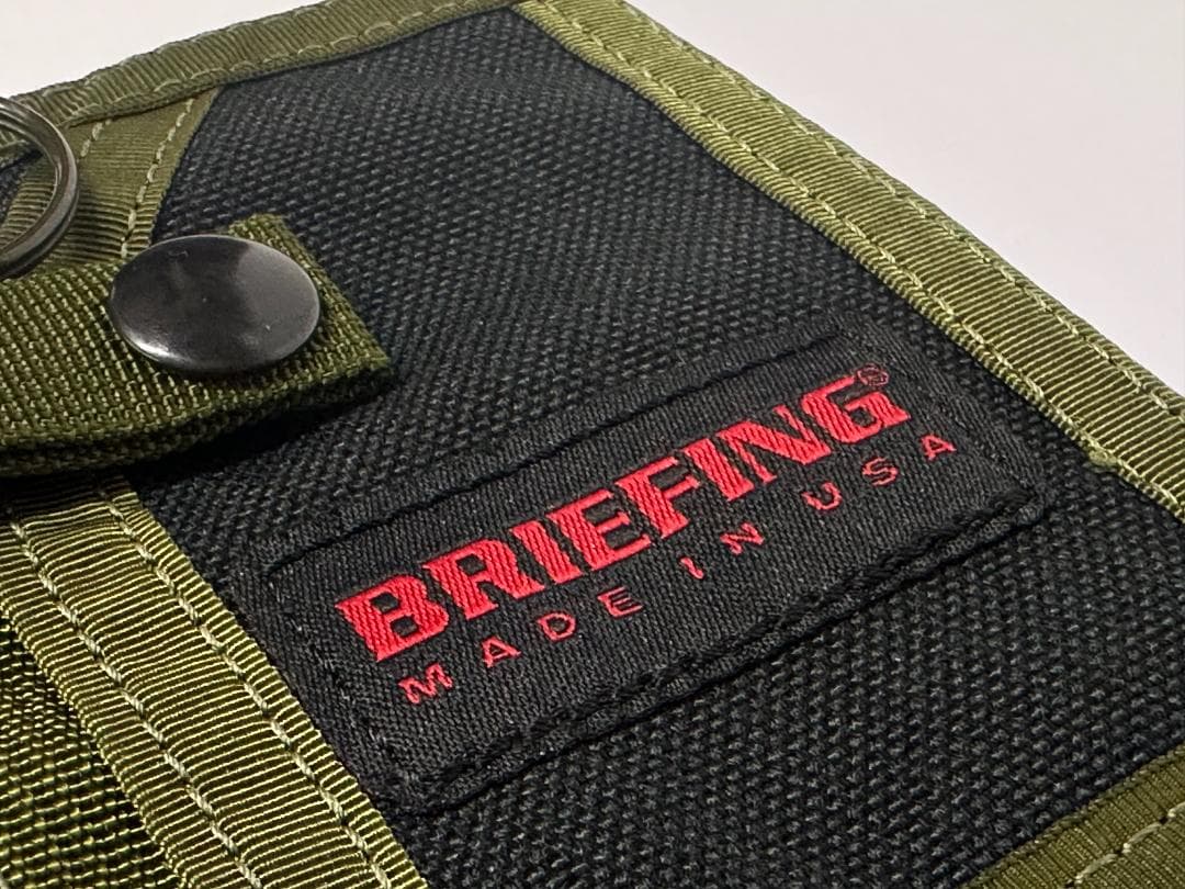 BRIEFING 2nd 別注 キーホルダー ケース 10周年記念限定 オリーブ