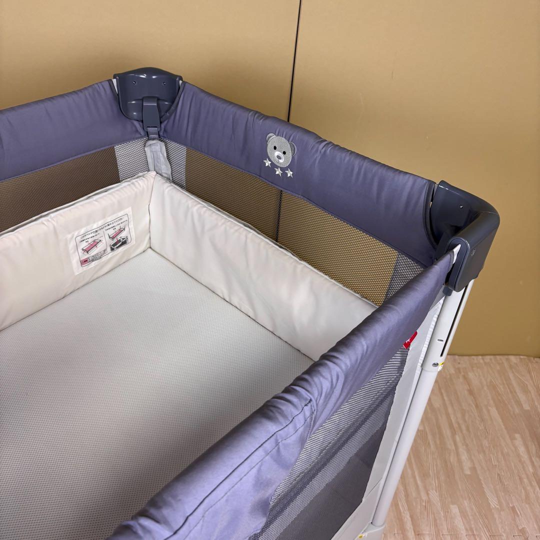 極上クリーニング済　☆美品☆　アップリカ　ココネル　エアー　AB　グレーベアー