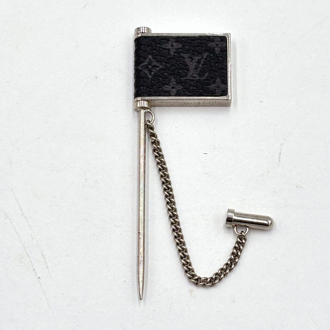 LOUIS VUITTON ピンブローチ M62887 モノグラム エクリプス