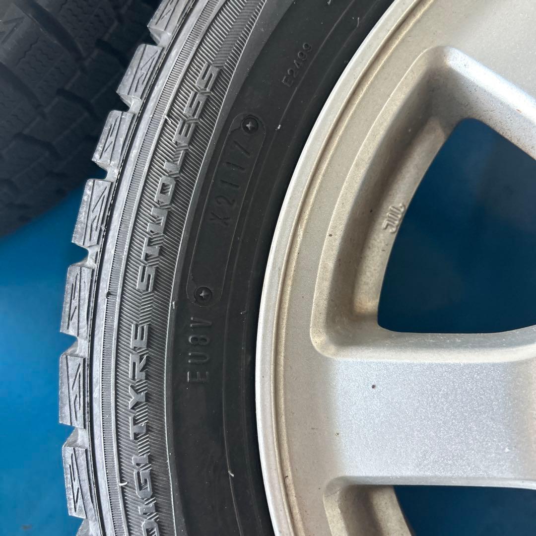 ダイハツ純正アルミホイール１４インチスタッドレスタイヤ４本セット送料込