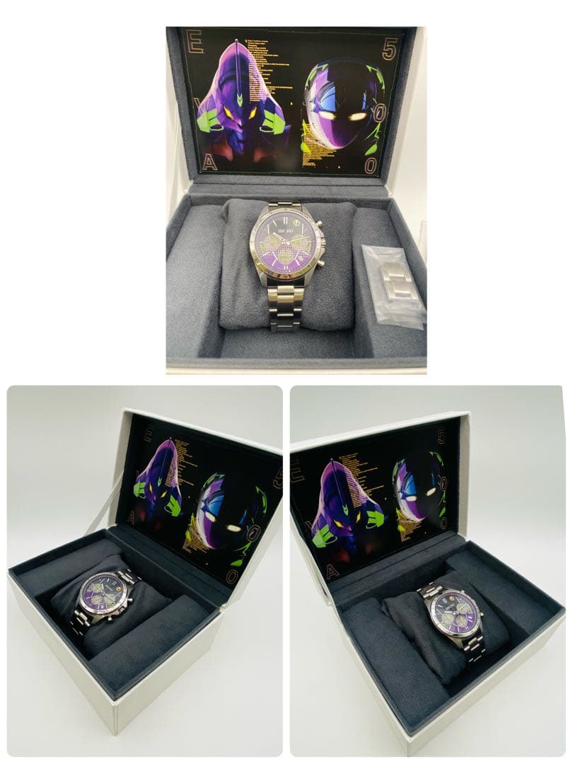 SEIKO EVAタイプ 500 クロノグラフ　箱、説明書付き　美品