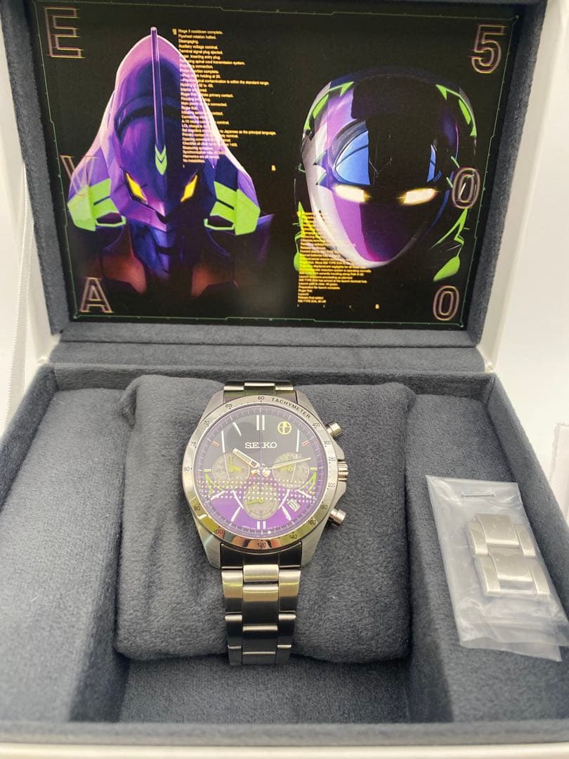 SEIKO EVAタイプ 500 クロノグラフ　箱、説明書付き　美品