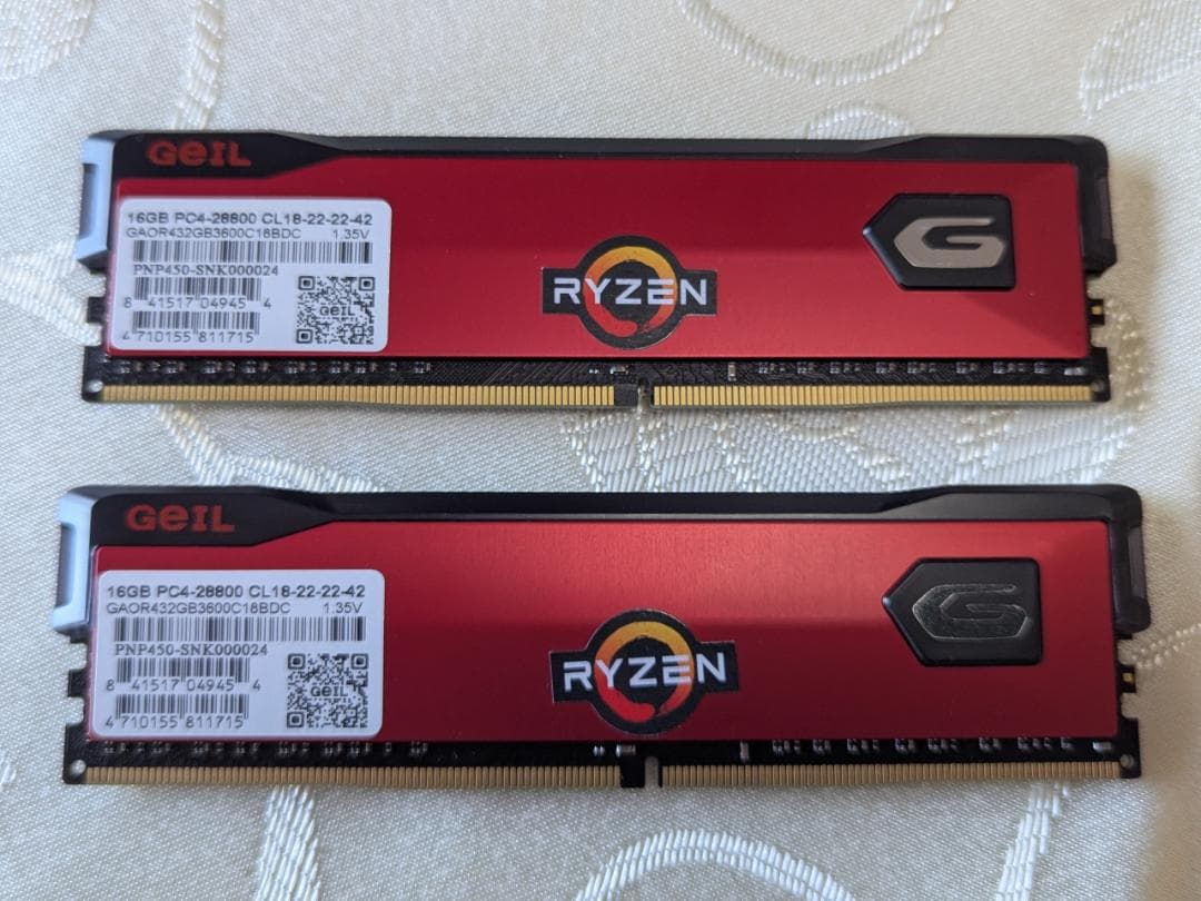 ら*と様 GeIL ORION DDR4 3600MHz 16GBx2(32GB