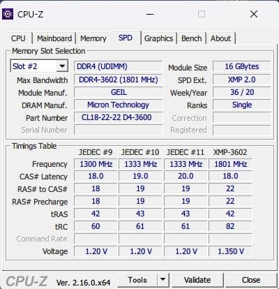 ら*と様 GeIL ORION DDR4 3600MHz 16GBx2(32GB