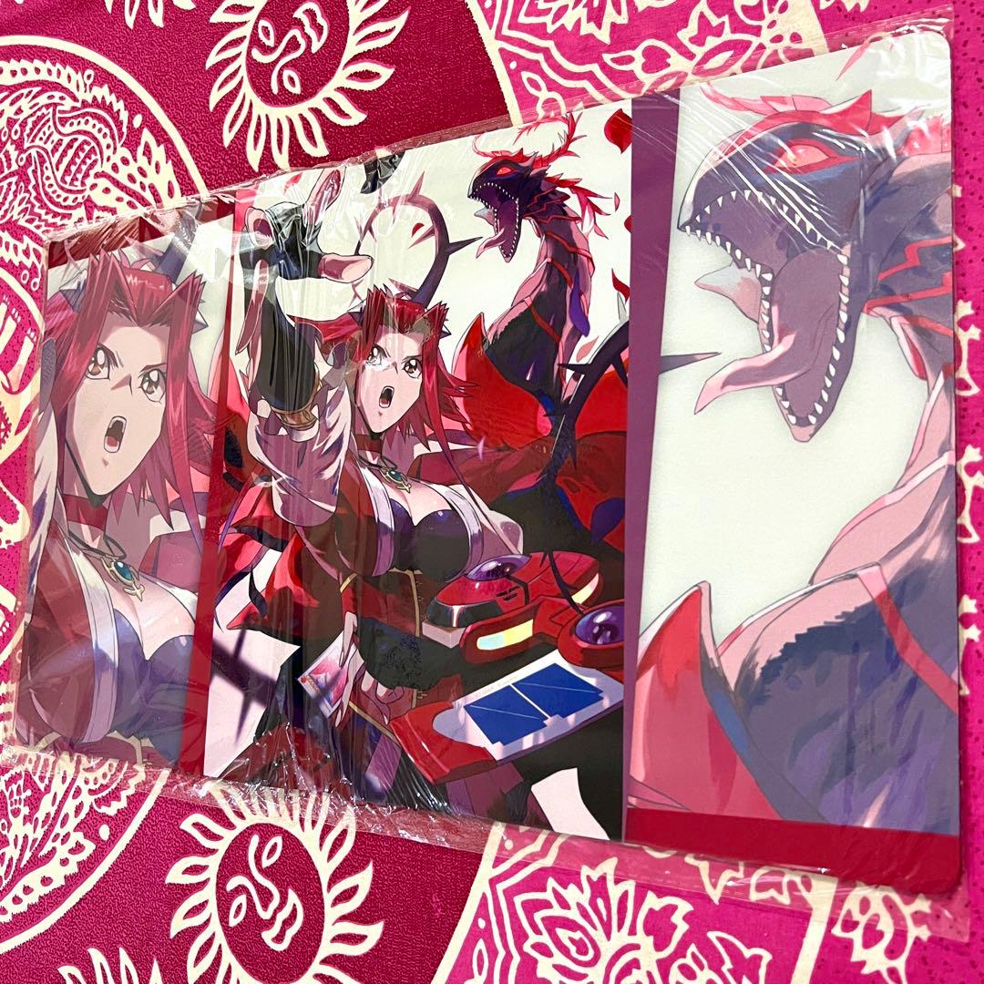 遊戯王5D's 十六夜アキ B EATOS プレイマット デスクマット