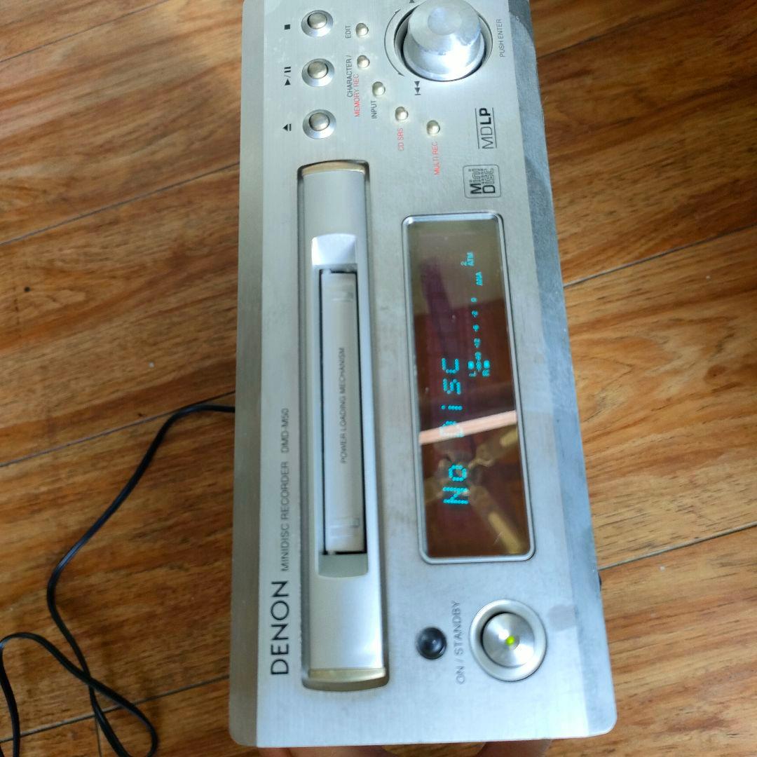 DENON MDデッキ DMD-M50 デノン 通電確認済み MD再生OK