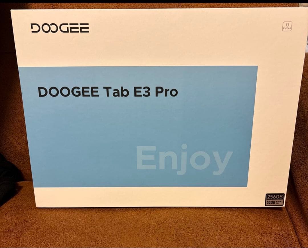 Android16 タブレット13インチ DOOGEE Tab E3 Pro　黒